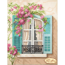 Схема для вышивки бисером "Окно в Париж" (Схема или набор)